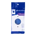 Placa de ABS para contacto redondo, Standard, blanco 3
