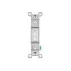 Interruptor vertical de palanca, Standard, blanco, VOLTECK 1