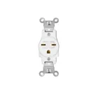 Contacto sencillo, cara de chino, Standard, blanco, VOLTECK 1