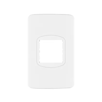 Placa de 1 ventana 1.5 módulos, línea Toledo, BASIC