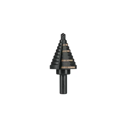 Broca escalonada óxido negro 10escalones 1/4 a 1-3/8',Truper