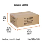 Carda circular 4' alambre trenzado, eje 5/8'-11, TRUPER 7