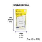 Placa armada con 2 interruptores sencillos, VOLTECK BASIC 6