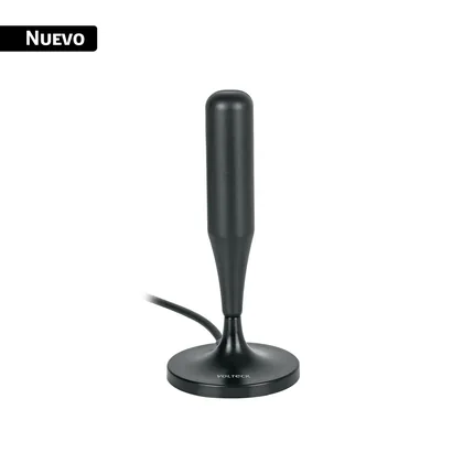 Antena interior para TV HD, base magnética, 26 dB VOLTECK
