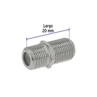 Bolsa con 4 conectores coaxiales RG 59 para conector macho 3