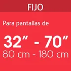 Soporte para pantallas de 32' a 70', fijo, VOLTECK 3