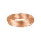Metro de cable desnudo de cobre calibre 12 AWG, rollo 100 m 1