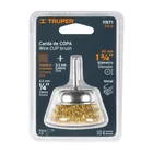 Carda de copa 1-3/4' alambre grueso para taladro, TRUPER 4