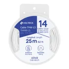 Carrete con 25 m de cable THHW-LS 14 AWG blanco, VOLTECK 1