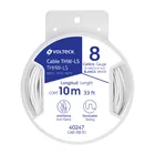 Carrete con 10 m de cable THHW-LS 8 AWG blanco, VOLTECK 1