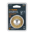 Carda circular 2' alambre fino para taladro, TRUPER 4