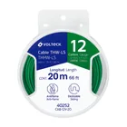 Carrete con 20 m de cable THHW-LS 12 AWG verde, VOLTECK 1