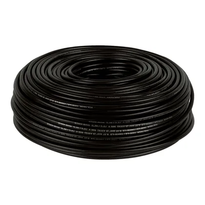 Rollo de 100 m de cable THHW-LS 8 AWG negro, VOLTECK