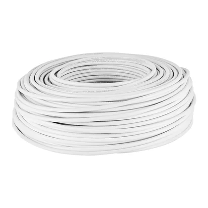 Rollo de 100 m de cable THHW-LS 8 AWG blanco, VOLTECK