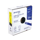 Rollo de 100 metros de cable THW CCA 8 AWG negro, BASIC 3