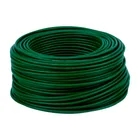Rollo de 100 metros de cable THW CCA 10 AWG verde, BASIC 1