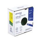 Rollo de 100 metros de cable THW CCA 10 AWG verde, BASIC 3