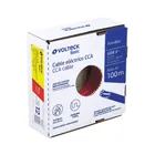 Rollo de 100 metros de cable THW CCA 12 AWG rojo, BASIC 3