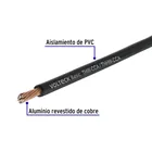 Rollo de 100 metros de cable THW CCA 14 AWG negro, BASIC 2