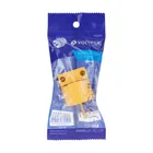 Clavija industrial plástica aterrizada, 2 polos+tierra 4