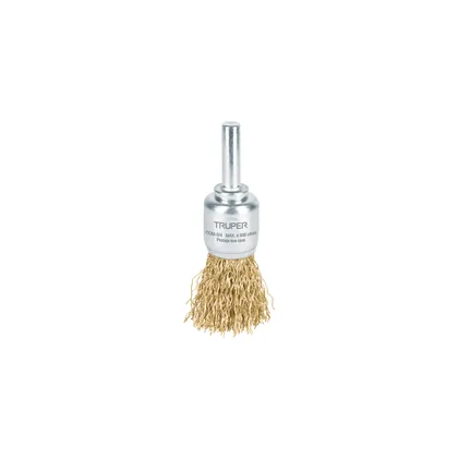 Carda tipo brocha 3/4' alambre grueso para taladro, TRUPER