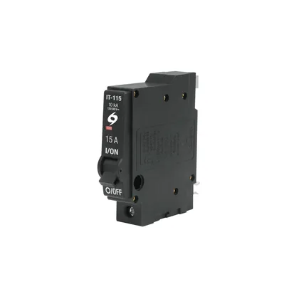 Interruptor de 1 polo 15A, enchufable, VOLTECK