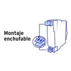 Interruptor de 2 polos 40A, enchufable, VOLTECK 3