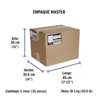Extensión eléctrica uso rudo 6m 2x16 AWG para 1 clavija 7