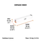 Cincel plano delgado SDS Plus 3/4' x 10', TRUPER 6