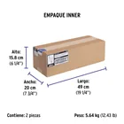 Extensión eléctrica de uso rudo 30 m 2x16 AWG, VOLTECK 6