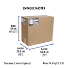 Extensión de uso rudo aterrizada 15 m 3x16 AWG, VOLTECK 6