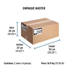 Extensión reforzada aterrizada 30 m 3x14 AWG, VOLTECK 7