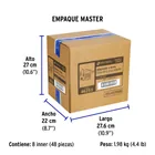 Bolsa con 2 adaptadores 3 a 2 naranjas, VOLTECK 7