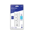 Multicontacto de pared, 3 contactos y 2 USB A+C, VOLTECK 3