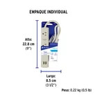 Multicontacto 16 AWG 3 entradas 2 puertos USB supresor 300 J 5
