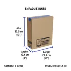 Multicontacto 14 AWG 6 entradas supresor de picos 450 joules 5