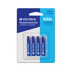 Blíster con 4 pilas alcalinas AAA, VOLTECK 2