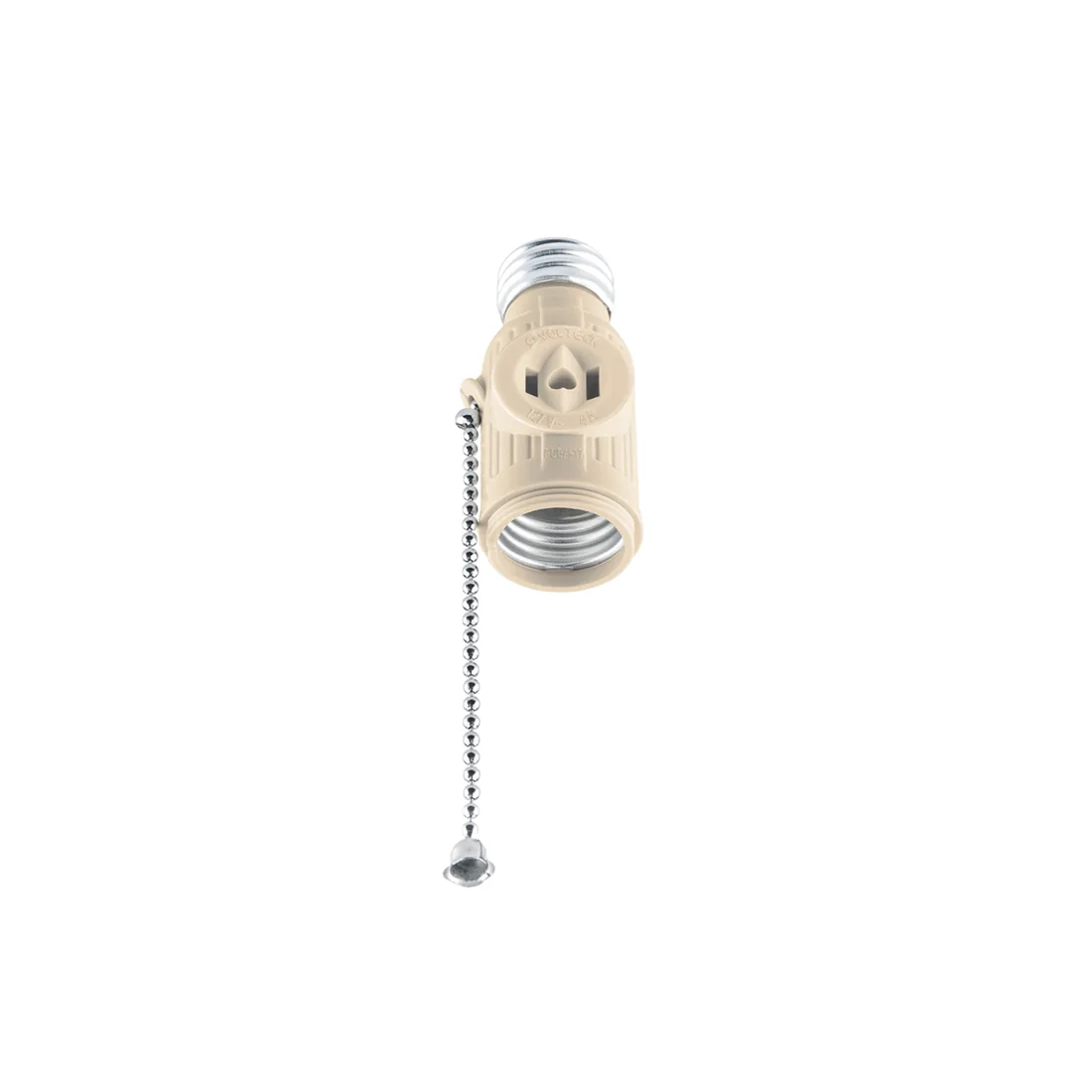 Portalámpara de baquelita, con interruptor de cadena VOLTECK