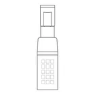 Portalámpara de porcelana para base G9, VOLTECK 3