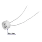 Portalámpara de porcelana para base GU10, VOLTECK 2