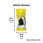 Portalámpara de PVC para intemperie, VOLTECK BASIC 5
