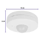 Sensor de movimiento para techo, alcance 10 m, VOLTECK 3