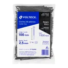 Bolsa con 1000 cinchos plásticos 18 lb, 100 x 2.5 mm, negro 3