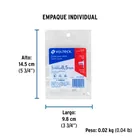 Bolsa con 20 grapas blancas de 8.5 mm para cable plano 6