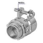 Conector recto 1/2' para tubo flexible metálico, VOLTECK 2