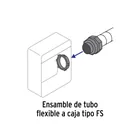 Conector recto 1' para tubo liquid tight, VOLTECK 3