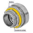 Conector recto 3/4' para tubo liquid tight, VOLTECK 2