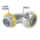 Conector curvo de 3/4' para tubo liquid tight, VOLTECK 2