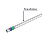 Tubo Conduit 3/4' pared delgada (1 mm), et. verde, 3 m 2