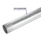 Tubo Conduit 1 1/4' para mufa, pared gruesa (0.9 mm), 3 m 2